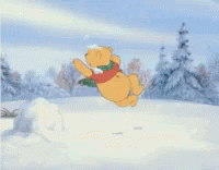 Winnie The Pooh Snow GIF - Winnie The Pooh Snow GIFs