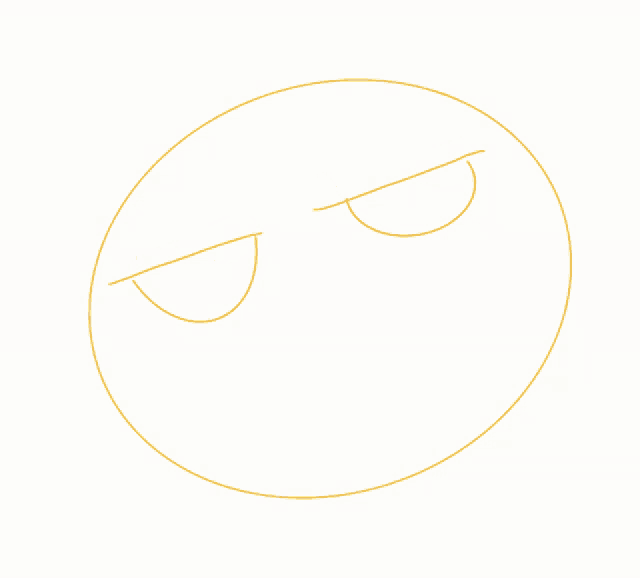 a circle with two circles inside of it on a white background