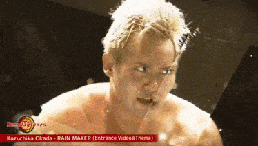 kazuchika okada is featured on the entrance video theme