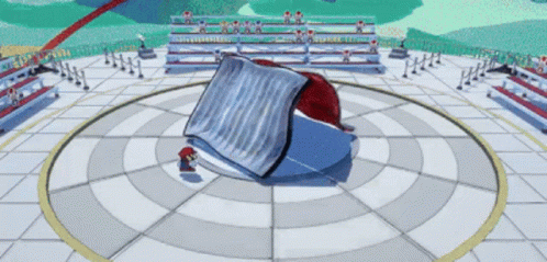 Origami King Office Supplies GIF - Origami King Office Supplies Paper Mario GIFs
