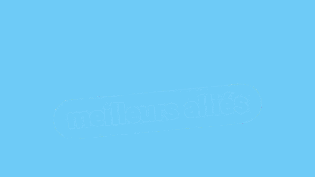 a blue and purple background with the words le microbiote in white