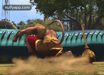 a computer generated image of a cartoon character with the website kulfyapp.com on the bottom