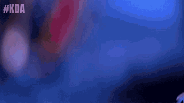 a close up of a sea creature with #kda written on the bottom