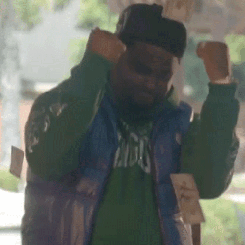 Double Fist Pump Tee Grizzley GIF