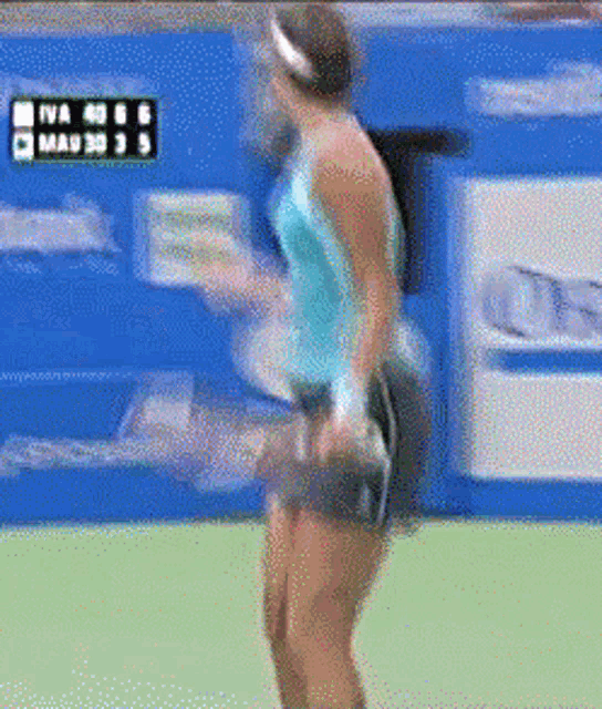 Ana Ivanovic Jumping GIF - Ana Ivanovic Jumping Tennis GIFs