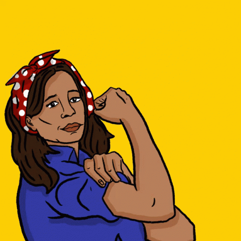 Kamala Harris Rosie The Riveter GIF