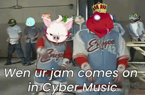 Cyber Frogs Cyber Music Cyber Music Jammin GIF - Cyber Frogs Cyber Music Cyber Music Jammin Cyber Frogs Music GIFs