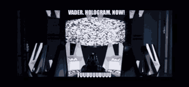 Vader Hologram GIF - Vader Hologram Starwars GIFs