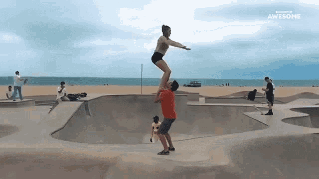 Throw In The Air People Are Awesome GIF - Throw In The Air People Are Awesome Backflip In Midair GIFs