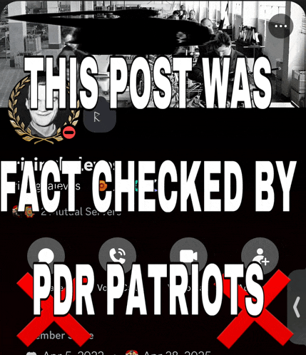 a screenshot of a facebook post that was fact checked by pdr patriots
