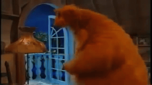 Bear Inthe Big Blue House Turning Lights Off GIF - Bear Inthe Big Blue House Turning Lights Off Lights Off GIFs