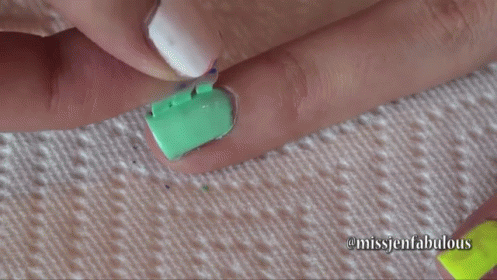 Tape Manicure GIF - Nails Nail Art Tape GIFs