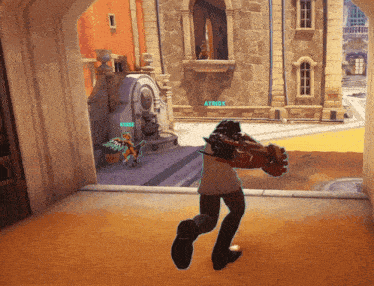 a video game screen shows a character named atrick running