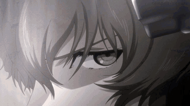 a close up of a person 's face with the word computer on the bottom right
