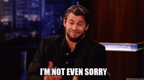 Not Even Sorry Chris Hemsworth GIF - Not Even Sorry Chris Hemsworth GIFs