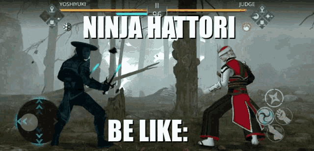 a screenshot of a video game called ninja hattori