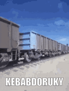 a picture of a train with the words kebabdoruky on it
