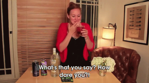 Me After A Few Dark & Stormys GIF - Mamrie Hart Drinks Cocktail GIFs