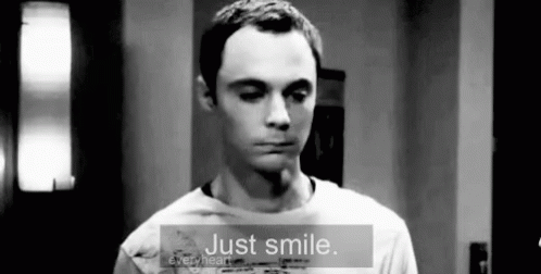Just Smile Big Bang Theory GIF - Just Smile Big Bang Theory Sheldon Cooper GIFs