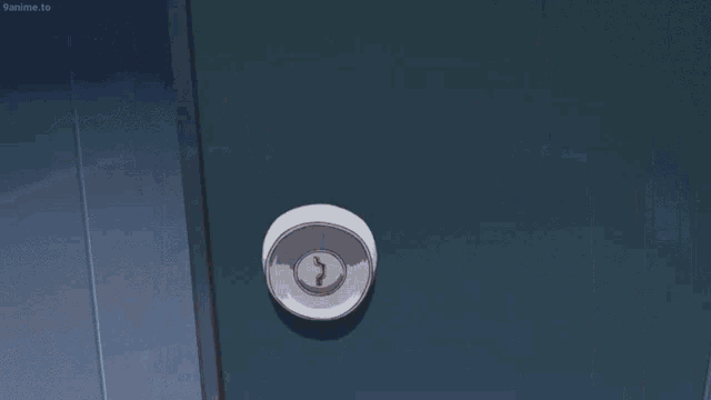 a cartoon character is standing in front of a door with the word sleepy above him