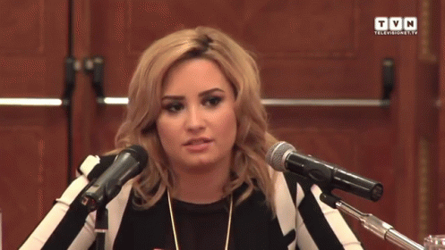 Demi GIF - Demi Lovato Interview Live GIFs