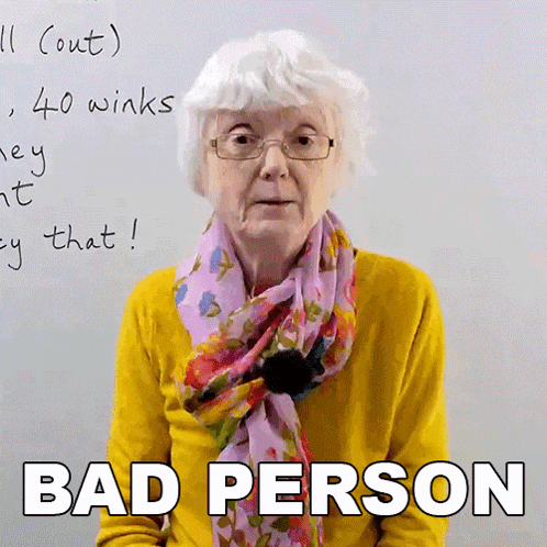 Bad Person Gill GIF - Bad Person Gill Engvid GIFs