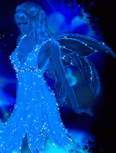 Glitter Angel GIF - Glitter Angel Blue GIFs