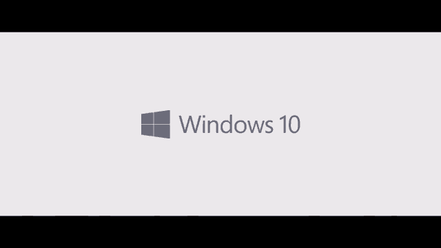 a white background with a blue windows 10 logo