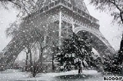 Snow Paris GIF - Snow Paris Eiffel GIFs