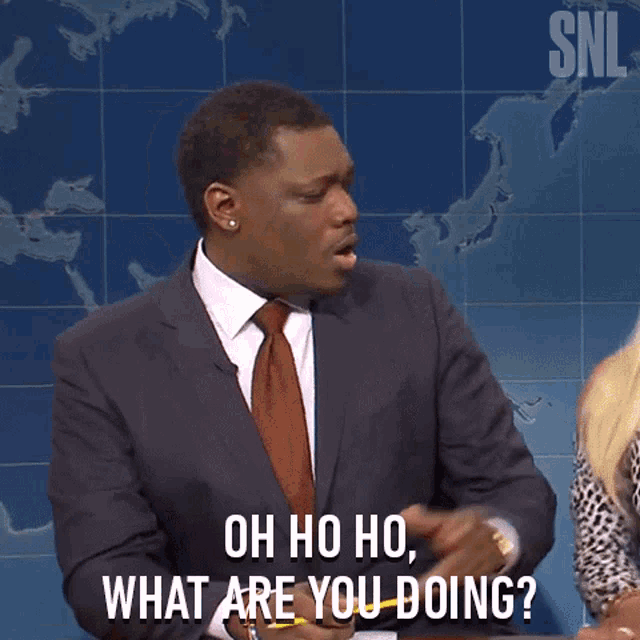 Oh Ho Ho What Are You Doing Michael Che GIF - Oh Ho Ho What Are You Doing Michael Che Saturday Night Live GIFs