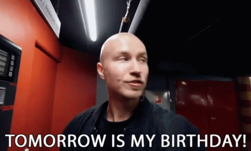 Tomorrow Is My Birthday Birthday GIF - Tomorrow Is My Birthday Birthday Date Of Birth GIFs
