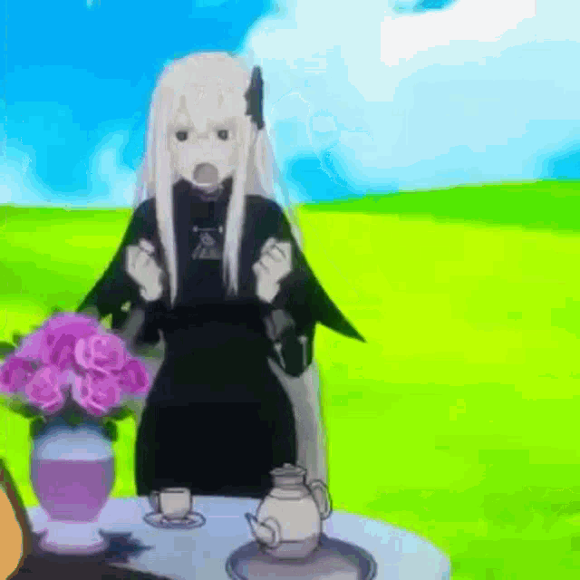 Witch Of Greed Rezero GIF - Witch Of Greed Rezero Echidna GIFs