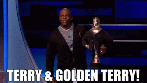 Terry & Golden Terry GIF - Terry Crews Trophy Golden Terry GIFs