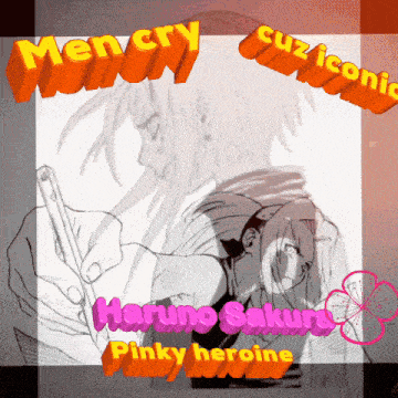 haruno sakura is a pinky heroine with a phone