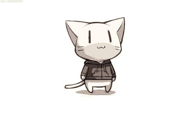 a blurry picture of a cat wearing a hoodie and a cat hat .