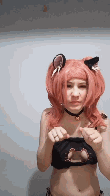 Gamino Cat Anime Cat Girl GIF - Gamino Cat Anime Cat Girl Cat Girl GIFs