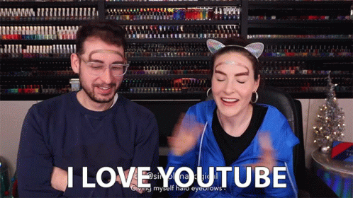 I Love Youtube Eyebrows GIF - I Love Youtube Love Eyebrows GIFs