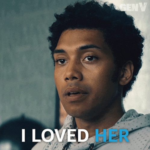 a man says i loved her in blue