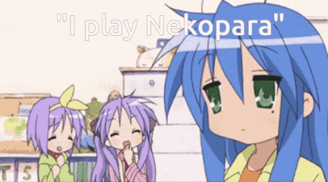 nekopara is the name of the anime girl in the picture