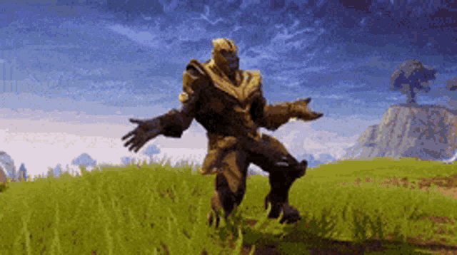 Thanos Fortnite GIF - Thanos Fortnite Dancing GIFs