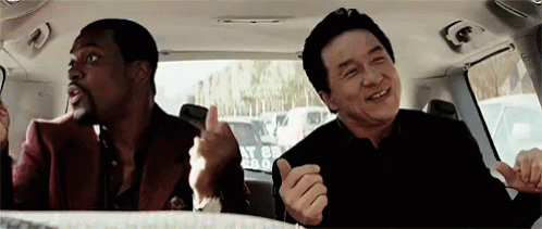 In The Car With My Best Friend GIF - Rushhour Jackiechan Christucker GIFs