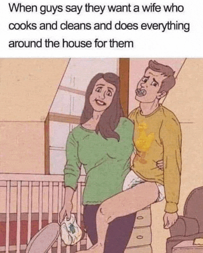 a cartoon of a man carrying a woman on his shoulders .