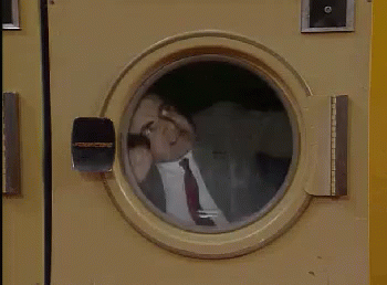 Dryer Bean - Mr. Bean GIF