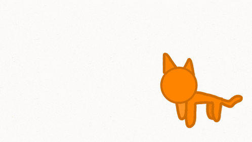 a cartoon cat is laying on a colorful dance floor