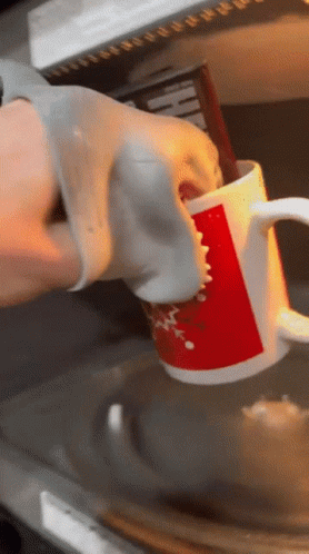 Shark Puppet Hot Chocolate GIF