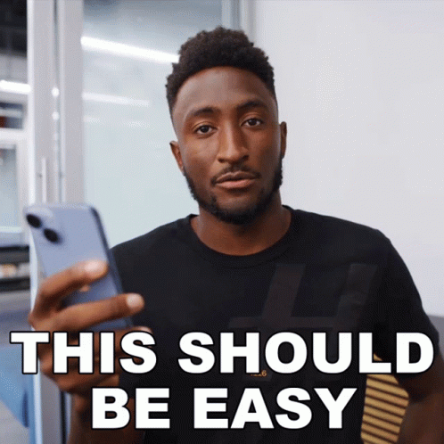 This Should Be Easy Marques Brownlee GIF - This Should Be Easy Marques Brownlee This Is Gonna Be Simple GIFs