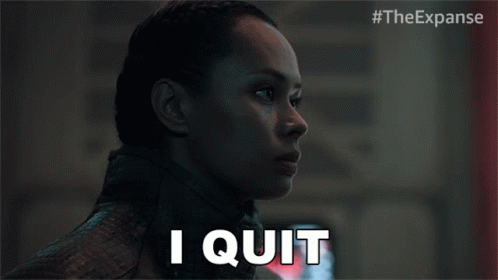 I Quit Roberta Draper GIF - I Quit Roberta Draper The Expanse GIFs
