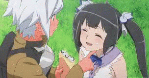 ダンまち Is It Wrong To Try To Pick Up Girls In A Dungeon? ダンまち外伝 GIF - Danmachi Anime Cream GIFs