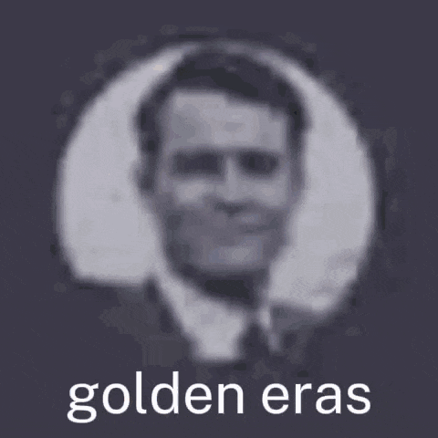 a picture of a globe with the words golden eras written below it