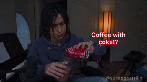 Aidan Gallagher Coffee GIF - Aidan Gallagher Coffee Coke GIFs